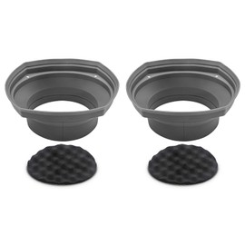 RECOIL SPB69 Foldable Silicone 6 X 9” Car Speaker Baffle Kits with Egg Crate Foam for Sound Quality Improvement and Speaker Protection One Pair