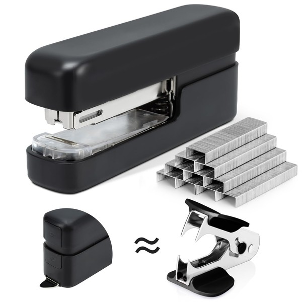 deli Stapler, Desktop Staplers with 830 Staples and Integrated Staple