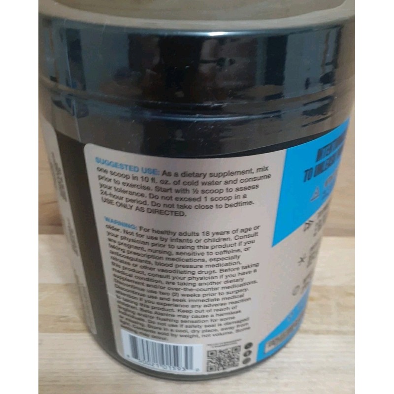 ZOA+ Zero Sugar PRE-WORKOUT Powder WILD BERRY NSF-CERTIFIED SPORT 13oz