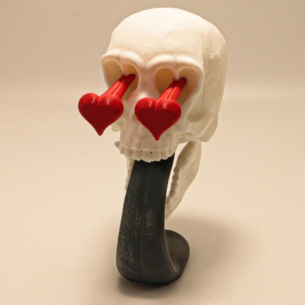 Spooky Skull Statue Decor for Halloween - Funny and Scary