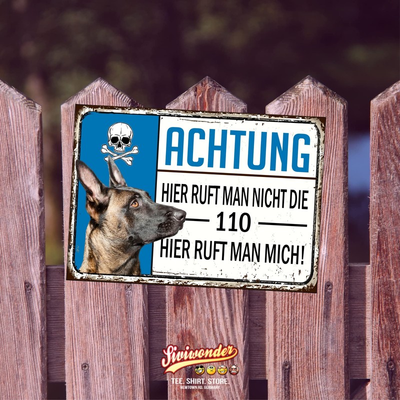 K9 Dog Picture "Dein Hund als Schild Selbstgestalt" [German Language]
