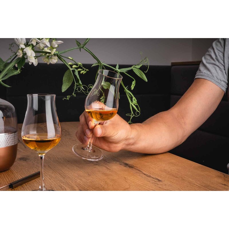 2 Stück Eisch Rumglas Jeunesse 514/63 handgefertigt