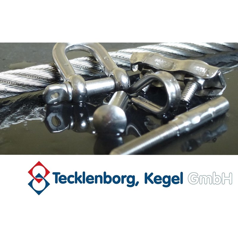 Stainless Steel Rope Set 20 m 7 x 7 -