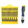 36Pcs Screwdriver Set Magnetic Rotatable Base 1/4 Socket Ratchet Screwdriver
