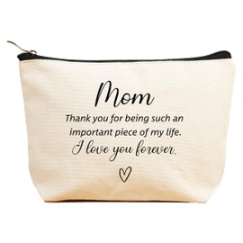 Mom Gifts for Mother's Day-Birthday Wedding Christmas Gifts for Mother-Thank You Gifts for Mom New Mom Mother-in-Law Bonus Mom-Mother Appreciation Gifts-Makeup Bag Gifts,Cosmetic Pouch,Travel Case