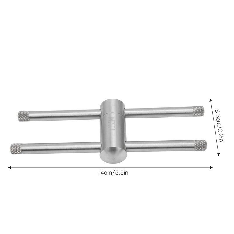 Stainless Steel Billiard Cue Tip Suppressor Tool Shaper for 11/14mm