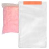Plain candy floss bags 'On Header' x 100