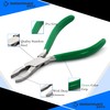 OdontoMed2011 5 inch Loop Closing Pliers - Green Handles ODM