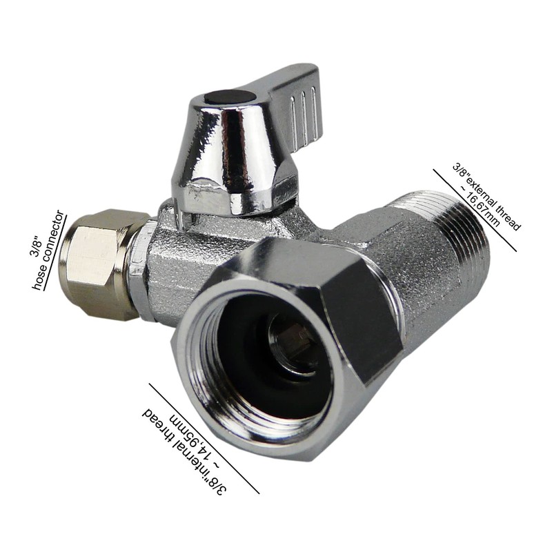 smardy Shut-off Valve Adaptor T-Piece 3/8 x 3/8 x 3/8