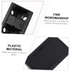 TOP-VIGOR 20pcs Plastic Corner Brackets 90 Degree 4 Holes 42x20x20mm