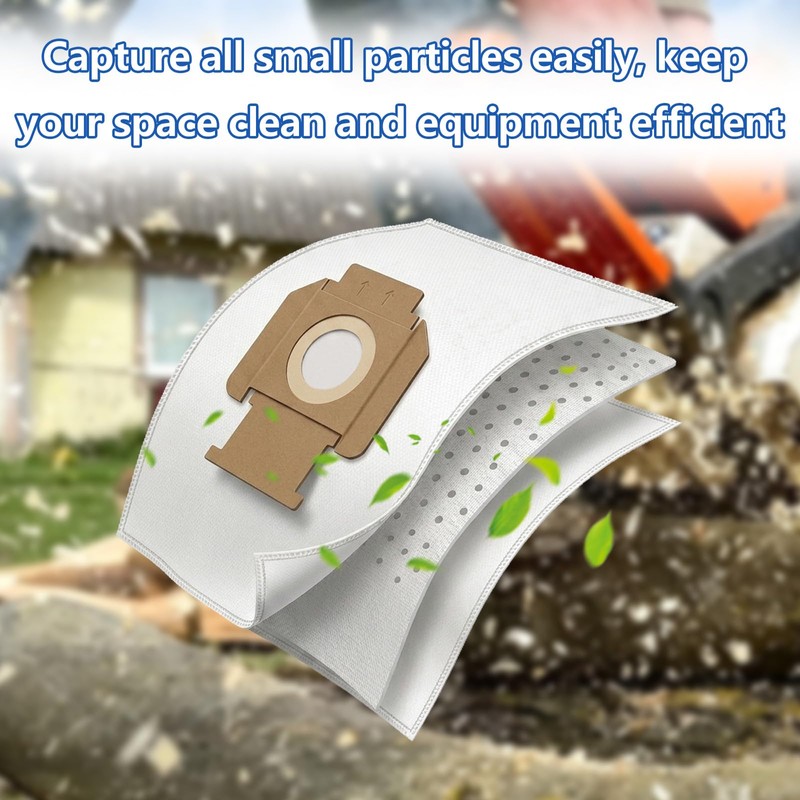 5 Pack DWV9402 Fleece Replace Shop Vacuum Bags