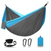 HAZBEN Portable Camping Hammock Tree Straps Hammock Perfect for Outdoor