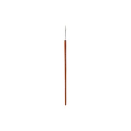Art Advantage White Nylon Bristle Long Handle Round #10 Paint Brush with Wood Handle - Paint Brushes for Acrylic Paint, Oil or Watercolor Paint - Face Paint Application, Nail Art