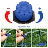 VooGenzek 200 Pieces Adjustable Watering Dripper Sprinkler, Plastic Micro Flow