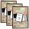 eco-eco A5 Size 50% Recycled 20 Pocket Black Presentation Display