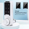 Touch Digital Password Keypad Cabinet Lock 30mm Silver Electronic Anti
