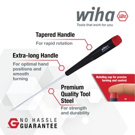 Wiha 26197 7 Piece Precision Slotted and Phillips Screwdriver Set