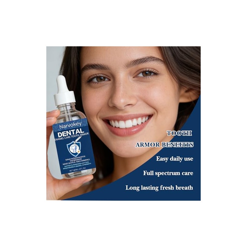 Cavity Repair Tooth Armor Transparent Enamel Strengthening Formula Drops with