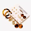 Deluxe Aretes 9 En 1 Playa Concha Carey Fantasía De