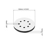 QWORK® 2PCS Soft Sponge Interface Pad for Eccentric Sanders, 125mm