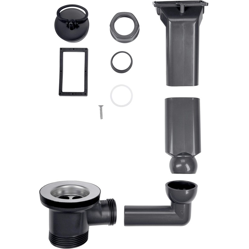 Cornat Recyclate Drain and Overflow Fitting for Built-in Sinks with