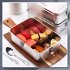 Umigy 8 Pcs Stainless Steel Food Containers 2400ml Metal Bento