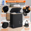 GARPROVM Double Laundry Hamper with Lid 150L Large Laundry Basket