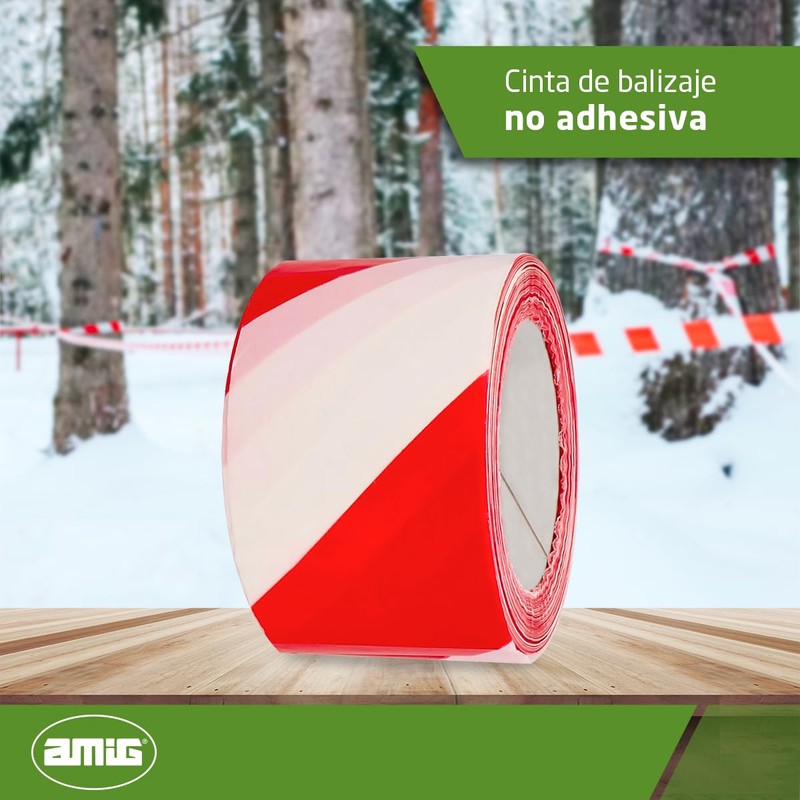 amig 522 23922 Delimit Tape-70 mm x 200 m, Cordon