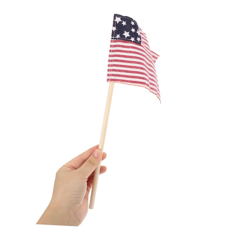 Alipis Decorative Fabric Flag Small American Flag for Parties Celebrations