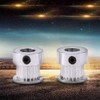 2pcs GT2 Timing Belt Pulley 20 Teeth 8mm Bore Aluminum