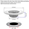Seatery 1.25" Small Drain Strainer, Sink Drain Hair Catcher, Bathroom