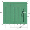 REDCAMP Ground Sheet, Tent Sheet, PU 1,500 mm (1,500 mm)