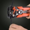 HuLuHouse Pinza Pelacables AutomáTica, 8 Pulgadas 1547 USO Rudo Herramienta
