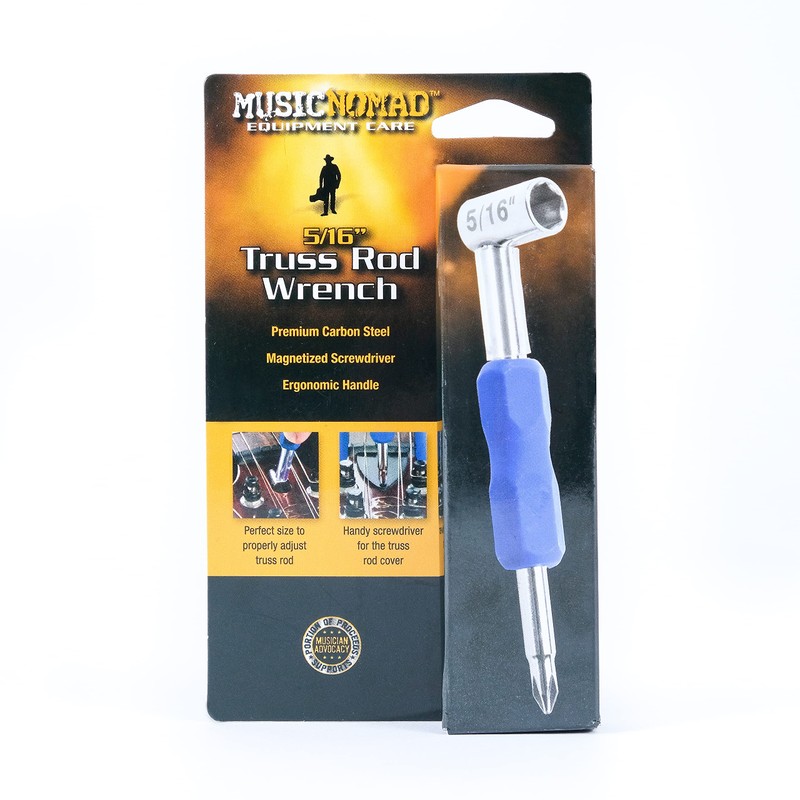 MusicNomad MN232 Premium Truss Rod Wrench - 5/16", Plus Magnetized