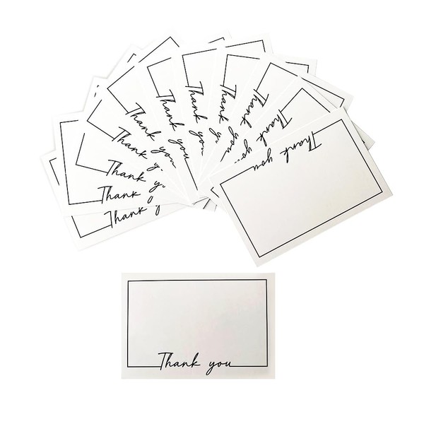 WYAN Thank You Cards Double-Sided Writeable Thank You Postcards Blank