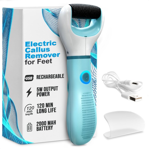 USB Rechargeable Electric Foot Callus Remover Tool – 3-Speed Foot