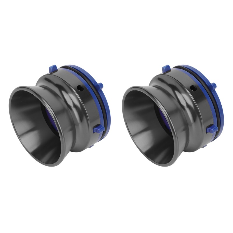 1 Pair NAB Hub Adapters Polished Aluminum Alloy Universal Loading
