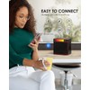 FULLIFE Karaoke Machine, Portable Bluetooth Karaoke Speaker with 2 Wireless