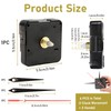 Clock Movement for Wall Clock Silent 9.5 cm, Silent Quartz