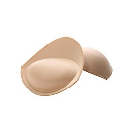 RELLECIGA Women's Push-Up Bra Inserts for Small Chest Removable Pads for Bikini Tops and Sports Bra Beige, beige, S