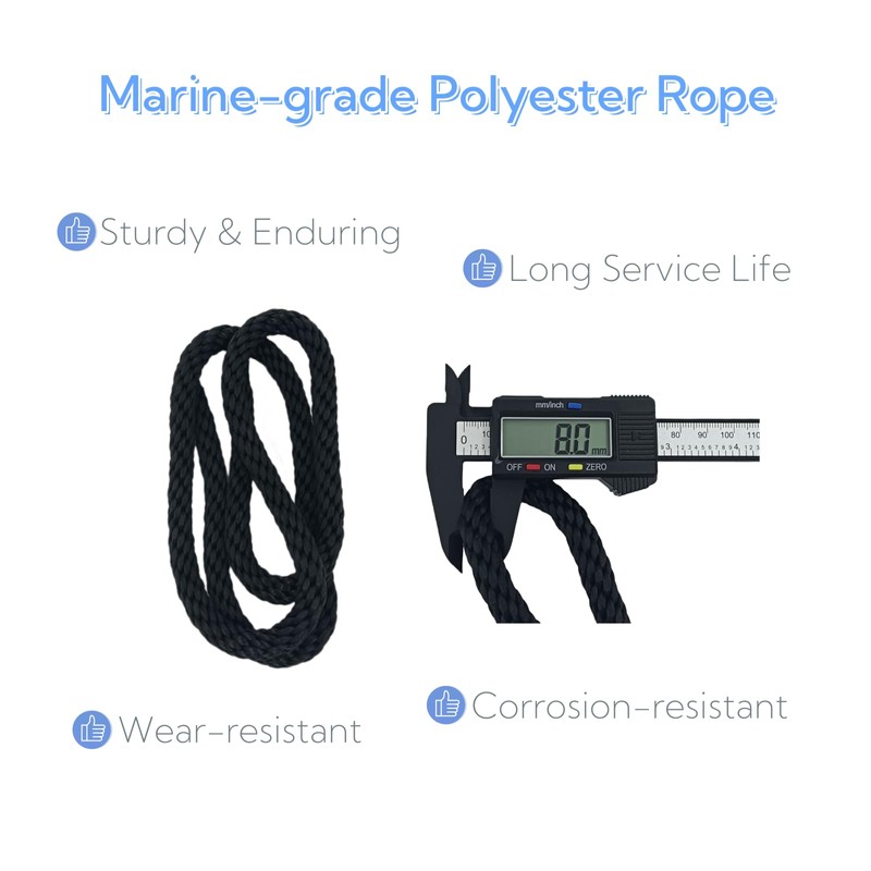 2PCS Cooler Rope Handle Replacement, Ideal for Use with YETI