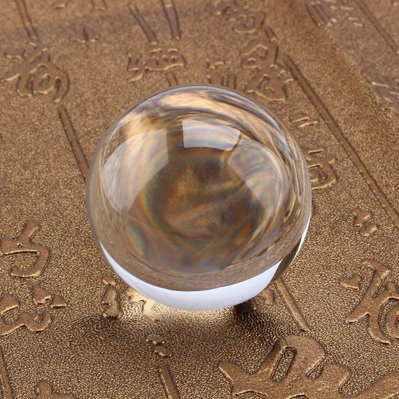 AUNMAS Crystal Sphere, Asian Rare Quartz Magic Crystal Ball 40Mm