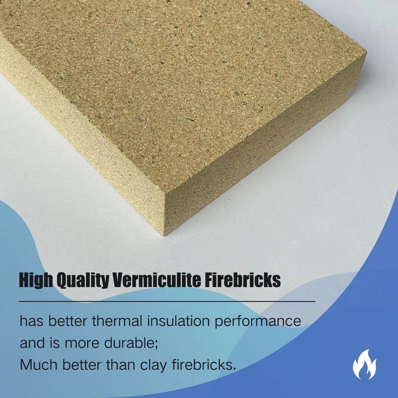 Fire Bricks, Size 9″ x 4-1/2″ x 2-1/2″, 12-Pack, Light