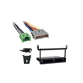 Harmony Audio Compatible with Mercury Grand Marquis 1998 1999 2000 2001 2002 Single DIN Stereo Harness Radio Install Dash Kit