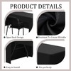 Gilprop 2 Pack 6 Foot Open Back Fitted Tablecloth 72