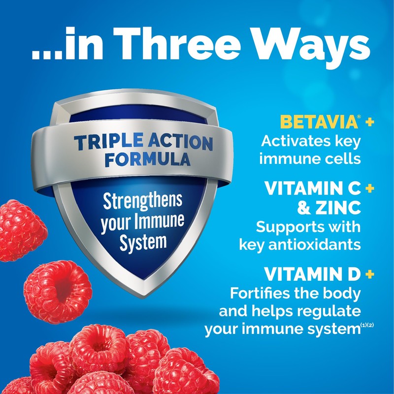 Emergen-C Immune+ Triple Action Immune Support Powder, BetaVia (R), 1000mg