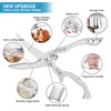 Kitchen Scissors with Metal Handles for Chicken, Poultry, Fish, Meat