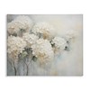 Stupell Industries Subtle Fading White Hydrangeas Canvas Wall Art, design