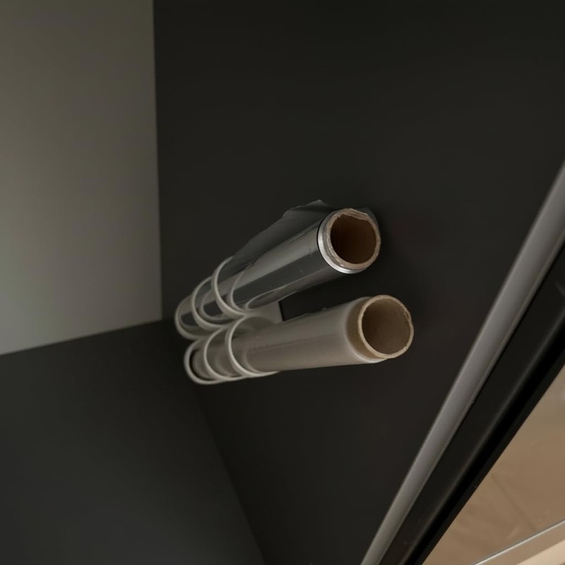 Under Cabinet Kitchen Roll Holder Organizer - Modular Wall Mounted