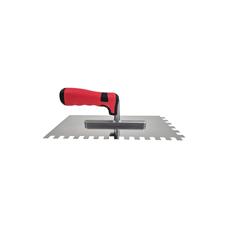 Tiling Set 2-Piece with Smoothing Trowel Rust-Proof Teeth 8 x
